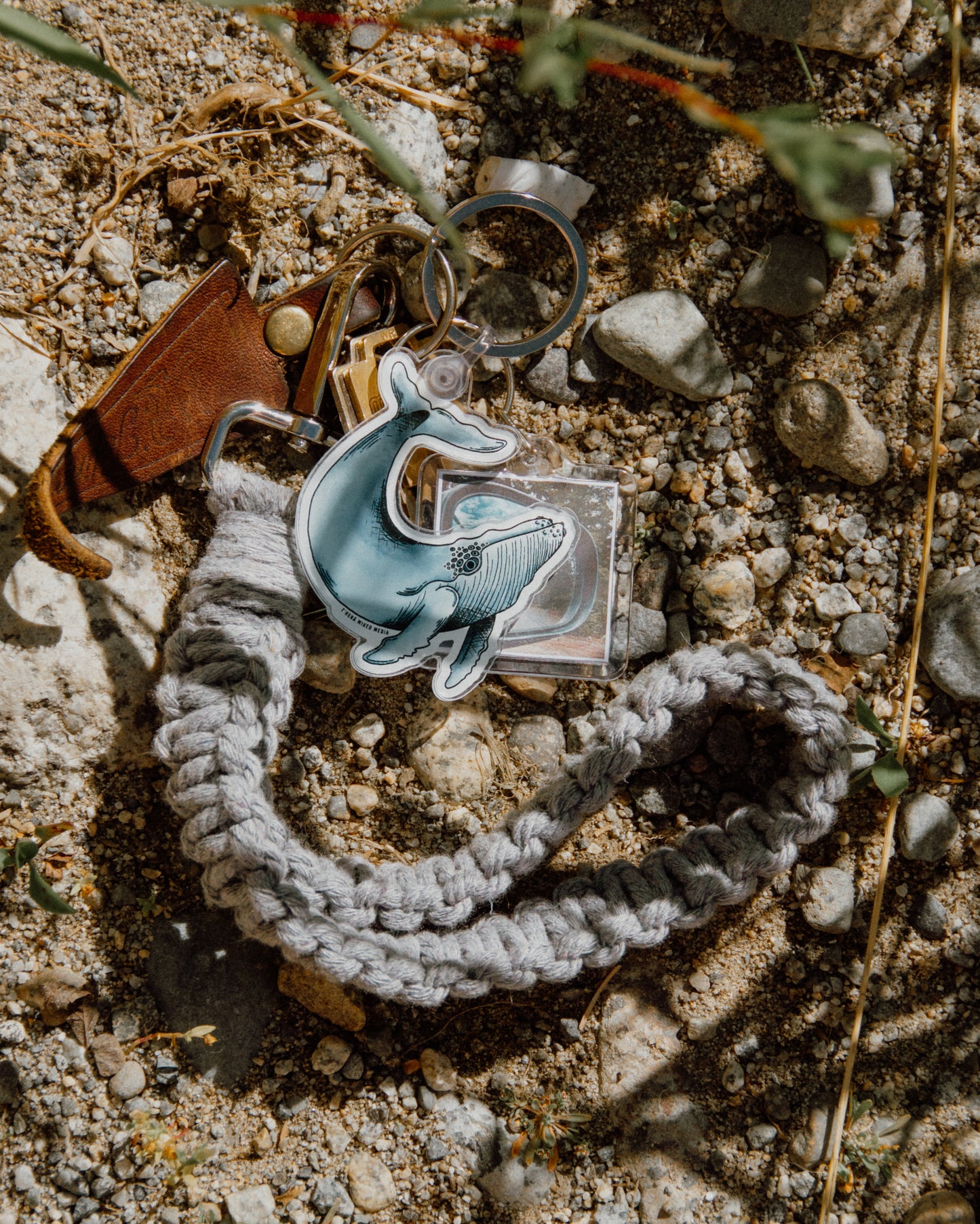 Acrylic Design Keychain - Humpback Whale