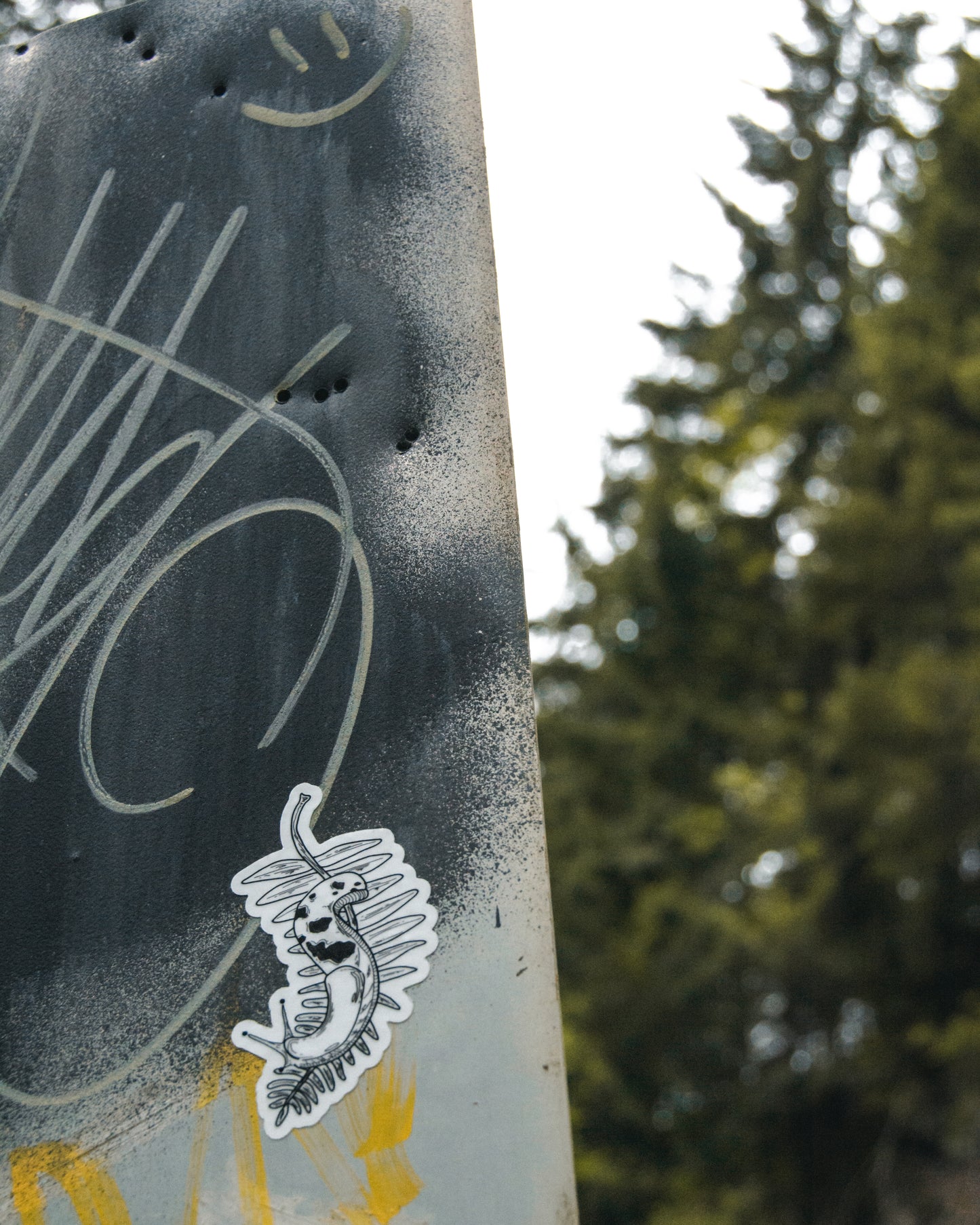 Waterproof Vinyl Sticker - Banana Slug