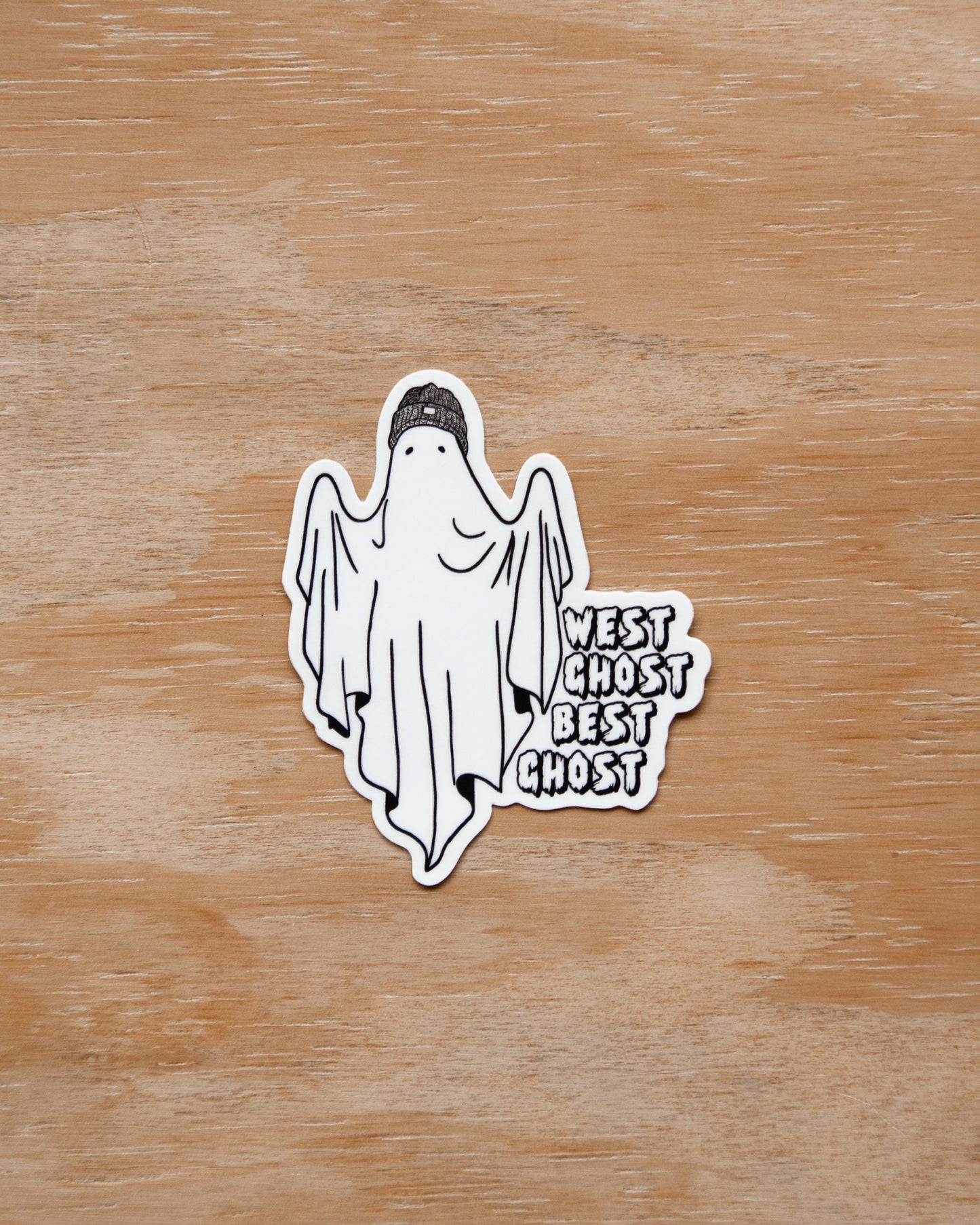 Waterproof Vinyl Sticker - West Ghost Best Ghost