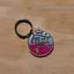 Acrylic Design Keychain - Go With The Flow Cotton Candy
