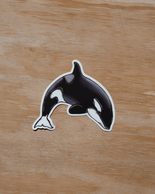 Waterproof Vinyl Sticker - Orca Whale