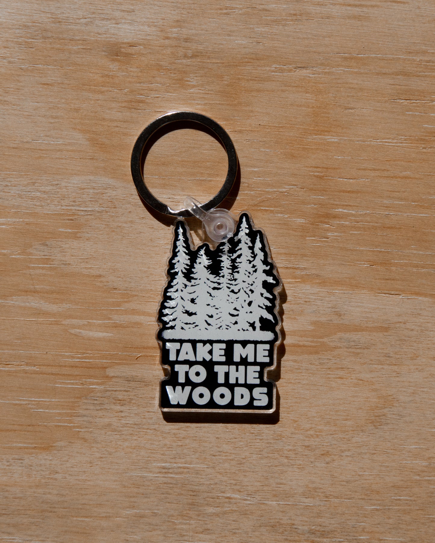 Acrylic Design Keychain - Take Me To The Woods