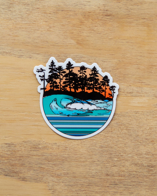 Waterproof Vinyl Sticker - Seascape