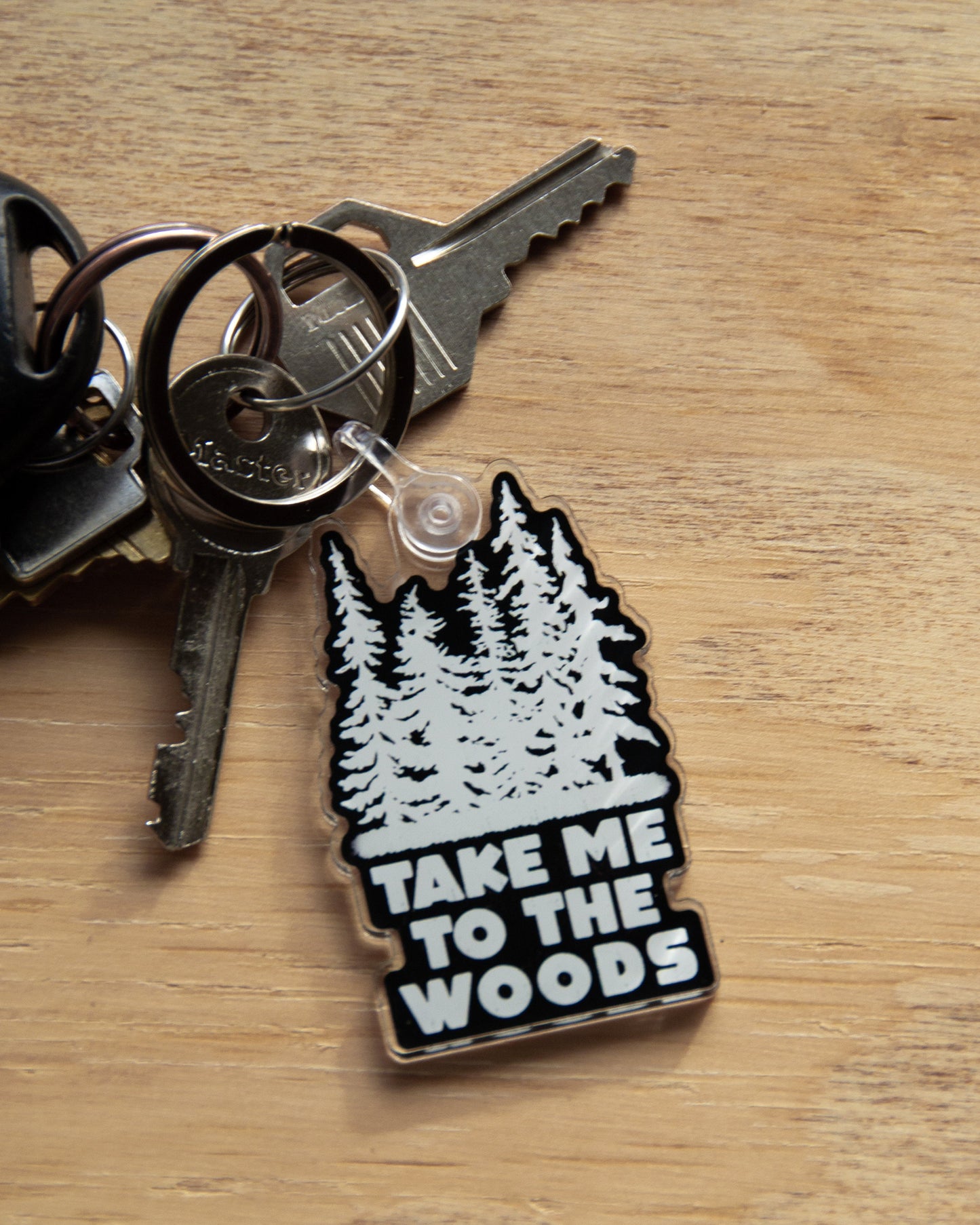 Acrylic Design Keychain - Take Me To The Woods