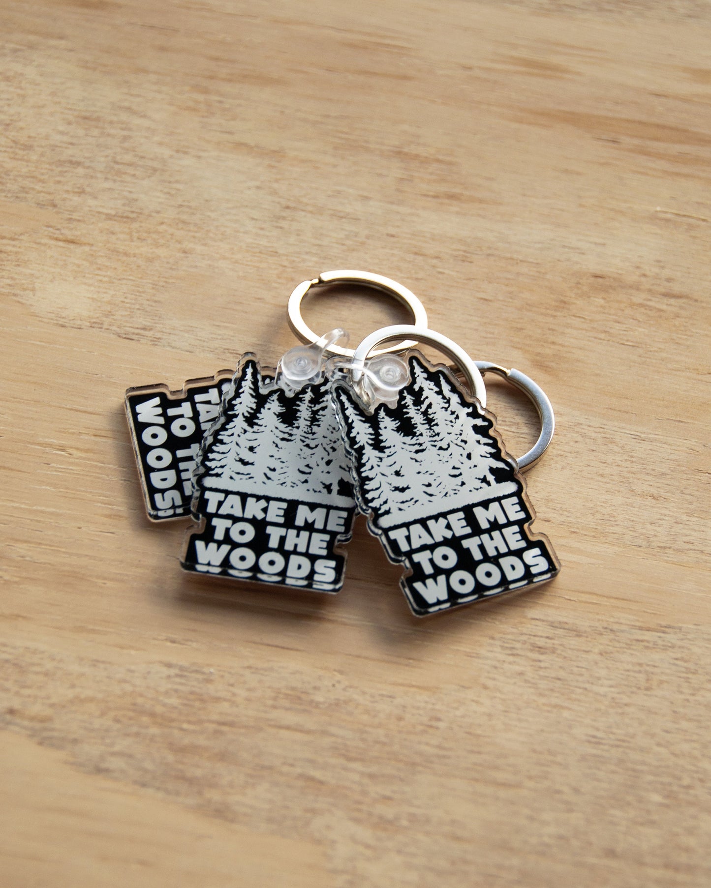 Acrylic Design Keychain - Take Me To The Woods