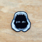 Waterproof Vinyl Sticker - "Bite Me" Shark Jaw Shark Tooth