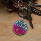 Acrylic Design Keychain - Go With The Flow Cotton Candy